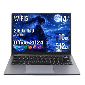 14�C���` �m�[�g�p�\�R�� Office2024 Windows11���� / 2160x1440 16GB �f���A���`���l���g���� / 512GB SSD/Core m3-8100Y / USB-Ax3 / HDMI/Wi-Fi5 / BT5.0 /