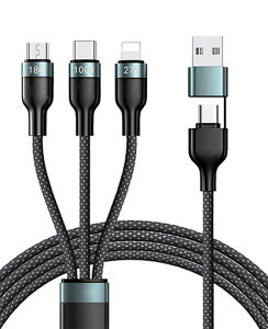 TOMSING6in1USBC�P�[�u��1.2mPD100W/5AUSBType-CtoC�P�[�u���}���[�dforiPhone15/16/Matebook/iPad/Xperia/iPad/MacBookPro/Galaxy
