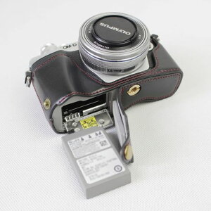 SIUTATDSH�J�����P�[�XPU���U�[�K�pOlympus�I�����p�XOM-DE-M10IIIEM10III�P�[�X���C�i�[�P�[�X�J�����z���_�[�A�ϐk�E�ϏՌ��E�֌g�E�O�r�ݒu�ł��A�d�r�����ł��B(�u���b�N)