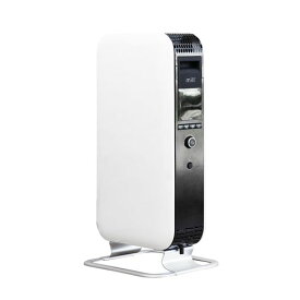 millミルオイルヒーター1200W最大8畳出力3段階切替温度調節機能24時間入切タイマー付オーバーヒート制御機能転倒オフスイッチホワイトYAB-H1200TIM(W)
