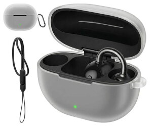 SHIKELANG�P�[�X For SOUNDPEATS(�T�E���h�s�[�c) UU2 �p �P�[�X �V���R���f�ސ� �t�b�N�t�� �֗� ���s �y�� �L�Y�h�~ �h�o �h�k �y�ʏ��^ �ی�P�[�X �����h�~ �S�ʕی�J�o�[(���N���A)
