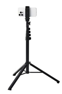 �G���R�� �X�}�z �O�r �X�^���h 4.0�C���`~6.7�C���`�̃X�}�z�Ή� �J���� ���t���\ 165cm�܂ŐL�т郍���O�^�C�v ��჌�t ���B��\ P-STCFWL02BK