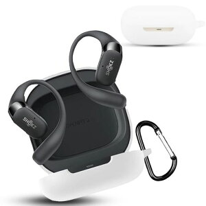 CIOODDW openfit 2 �P�[�X �Ή� shokz openfit2 �t��V���R�� �J�o�[�p �S�ʕی� �[�d LED���C�g�������� �ϏՌ� �L�Y�h�~ �h�� �h�o �����h�~ ������� ���C�����X�[�d�Ή� �P�[�X(�z���C�g)