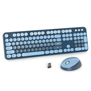 �u���[���C�����X�L�[�{�[�h�ƃ}�E�X�A2.4GHz104�L�[�t���T�C�Y�L���[�g�J���t���L�[�{�[�h�A�����p�b�h�t���A���g���^�C�v���C�^�[�X�^�C���AWindowsPC�m�[�g�p�\�R���p�ی^�L�[�L���b�v�c