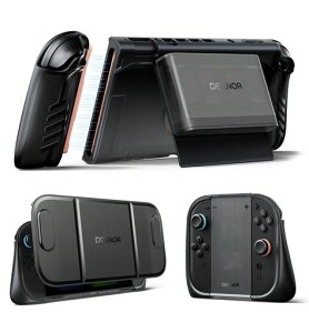 Dexnor Nintendo Switch 2 �p �P�[�X 2025 �h�b�L���O�Ή��J�o�[ �ό`�O���b�v&���O���\�Ȏ��C�J�[�h�z���_�[�t�� 5�Q�[��&2SD�J�[�h���[&�����\�L�b�N�X�^���h&�t�����g�J�o�[&�l�ԍH�w�Ɂc