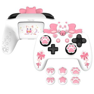 PlayVitalSweetheartKitty�V���R���J�o�[SwitchPro�R���g���[���[�Ή��p?��������~�߃O���b�v�J�o�[�A�X�C�b�`�v���R���Ή��p�W���C�X�e�B�b�N�O���b�v��ی�V���R���P�[�X�y�z���C�g�z