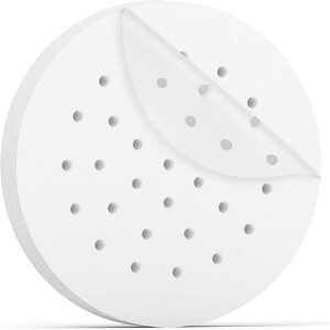 【MEIQIAOLEI】せいろシート100枚入り蒸籠中華せいろ蒸し器用紙使い捨てペーパー蛍光剤不使用蒸し器シートセイロ用紙料理用クッキング丸型食品グレードの接触材質食材がくっつきにくい…