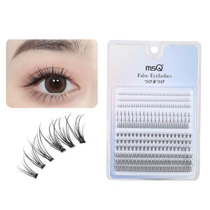 MSQつけまつげナチュラルシミュレーションヒマワリシングルクラスターグラフトまつげステッカーレディースグループつけまつげステッカーロリ小悪魔超自然ハードステムまつげピンセッ…