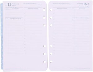 フランクリン・プランナーオリジナル・1日1ページデイリー・リフィル12ヶ月版2026年1月始まりコンパクト86601