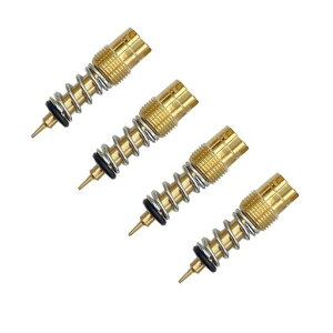 4個様々なキャブレターCBR22/CBR250CB400VTEC燃料スクリューのためのKehinCarbエアスクリュー用互換性のある燃料比調整ねじ