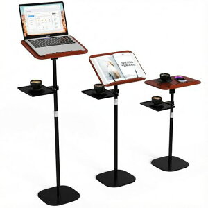 SHUWEI �T�C�h�e�[�u�� ���~�� �g���[�t�� 1��4�� �V���i�K�p�x���� ��39x���s26.5cm �X�^���f�B���O�f�X�N/�^�u���b�g�X�^���h/������/�e�[�u�� (�u���E��)