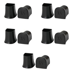 ヒールプロテクターU字型5足セットXXS/XS/S/M/Lヒールキャップヒールカバー滑り止め静音効果アンチノイズシリコン製ソールヒール修理かかと保護ダンス靴用(黒XS)