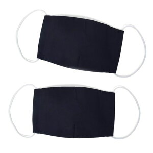 COLORFULCANDYSTYLEマスク大人用women’s2枚セット洗える立体布抗菌オックス・黒N5324722