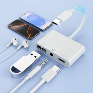 y2025V݌vzUSB-Cto3.5mmWbN+USB+[dA_v^[3in1USB-CϊA_v^USB+jack3.5mmCzWbNϊP[uTypeCUSBJA_v^^CvC