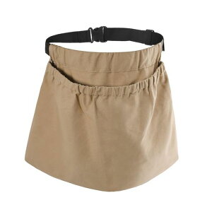 収穫バッグ収穫ウエストバッグ園芸用エプロン腰掛け型果物野菜山菜採り用収穫袋ガーデン袋大容量果樹園家庭菜園ピッキング収納袋アウトドア作業農作業ガーデニング多機能ブラックカ…