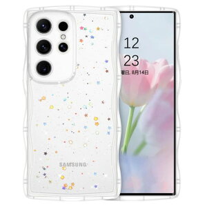 VENINGOgalaxys24Ultra�P�[�X�M�����N�V�[s24�E���g���P�[�X�N���A�o�b�N�E�F�[�u�z���C�g�t���[���������TPU�؍��l�C���킢���X�}�z�P�[�X�L���L���O���b�^�[�X�^�[����~�ߔ��^�y�ʑϏՌ�