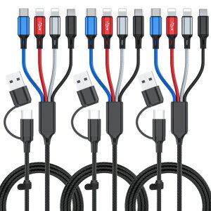 6�C��1�}���`�[�d�P�[�u��3�{�p�b�N-6�t�B�[�g�}���`USB�P�[�u��3A�}���`�[�d�P�[�u���ґg�����̓d�b�[�d�P�[�u�����j�o�[�T��USBA/C�[�d�R�[�hIP/�^�C�vC/MicroUSB�|�[�g2�t���g�ѓd�b/�^�c