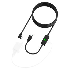 SHEAWA�����N�P�[�u���EMetaQuest3S/Quest3/Quest2/PICO4Ultra/4ltra/4/Neo3/MetaQuestProLink�Ή��݊��i5M15WType-CUSB3.0�[�d�|�[�g�t