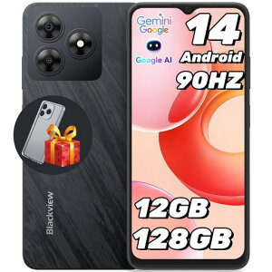 BlackviewWave8SIM�t���[�X�}�z�{�̃A���h���C�h14�X�}�[�g�t�H��4G�Ή�12GB+128GB2TB�g���\6.56�C���`����90Hz���t���b�V��13MPAI�J����GeminiAI����5000mAh
