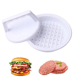 EsiFareハンバーガープレスミートプレス円型ベーコンプレス食肉プレス肉押さえハンドプレスお手入れ簡単パティ作り錆にない鉄板焼きステーキプレス調理器具肉料理家庭料理アウトドア…