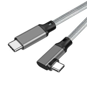 TypeCtoTypeC�P�[�u��L��(�O���[5m)Popolier�y5Gbps�����f�[�^�]��/100W�}���[�dPD�Ή�/4K@60Hz�f���o�́zUSB3.2(Gen1)USB-CtoUSB-C�P�[�u��