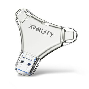 XINRUITY256GBiphone�f�[�^�ۑ�4in1i0S/Android/PC�Ή�iphoneusb�������A�v���s�v�A�}�����邾���Ńf�[�^�ۑ����\�ł��e�ʕs�����������܂�