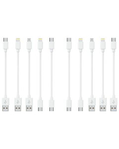 [0.75�t�B�[�g�A10�{�Z�b�g]�}���`�V���[�gUSB�[�d�P�[�u���A�����[�d&����Type-C/Lightning/Micro�R�[�h�o���N�[�d�X�e�[�V�����Ή�iPhone16&15�AiPhone5-14�AiPad�A�g�ѓd�b�A�^�u���b�g�Ή��A�z���C�g