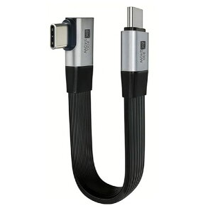 cableccUSB5.080Gbps�t���b�g�X����FPC�I�X-�I�X240W16K8K60Hz5K�����P�[�u�����p90�x20cm40GbpsUSB4.0Thunderbolt3/4/5�ɑΉ�