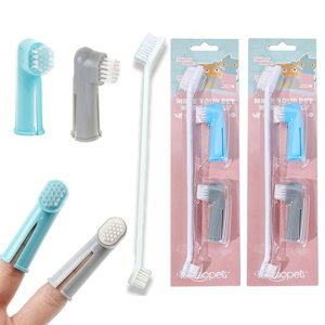 6件猫歯ブラシペット用指セット犬用歯ブラシ猫歯ブラシ歯科衛生用ブラシ犬歯ブラシ歯ブラシ指型ソフトフィンガークリーンフィンガーブラシ犬猫小型犬・中型犬・大型犬における様々…