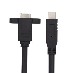 xiwaiUSB3.0Type-B���X-USB3.0Type-C�I�X�P�[�u������0.9FT�p�l���}�E���g�t���f�B�X�NSSD�J�����p5Gbps�f�[�^30cm