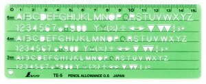 �V��������(Shinwa Sokutei) �e���v���[�g �p�����L����K TE-5 66013