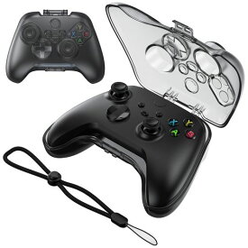 NEWDERY Xbox Series X/S用 コントローラー ハードケース ポータブル コントローラー 収納カバー PC素材 衝撃吸収 高耐久性 Xbox Series X/S用 保護ポーチ 軽量 全面保護 傷防止 携帯に便利 着脱簡単 …