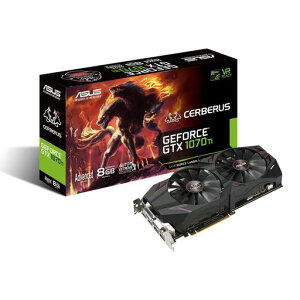 ASUSNvidiaGTX1070TI���ڃr�f�I�J�[�hCERBERUS-GTX1070TI-A8G