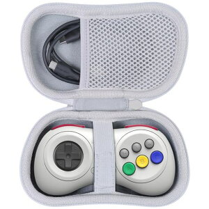 co2CREA �Ή� 8Bitdo M30/NEOGEO Bluetooth �Q�[�~���O�R���g���[���[��p���[�P�[�X �z���C�g(�P�[�X�̂�)