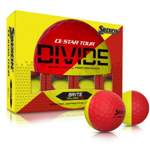 �X���N�\�� 2025 Q-STAR TOUR DIVIDE �S���t�{�[�� 1�_�[�X 12���� �L���[�X�^�[ SRIXON GOLF BALL USA���A���i ���s�A��