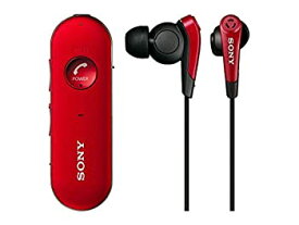 【中古】ソニー SONY ワイヤレスノイズキャンセリングイヤホン MDR-EX31BN : カナル型 Bluetooth対応 レッド MDR-EX31BN R