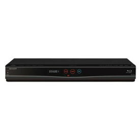 【中古】（非常に良い）シャープ 500GB 1チューナー ブルーレイレコーダー ブラック AQUOS BD-S550