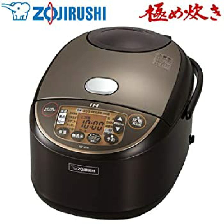 楽天市場】【中古】象印マホービン NP-VI18 TA くろまる厚釜 IH炊飯 