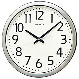 【中古】セイコー クロック 掛け時計 アナログ 防湿 防塵型 オフィスタイプ 金属枠 KH406S SEIKO
