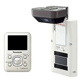 【中古】Panasonic ワイヤレスドアモニター ドアモニ シャンパンゴールド ワイヤレスドアカメラ+モニター親機 各1台セット VL-SDM210-N