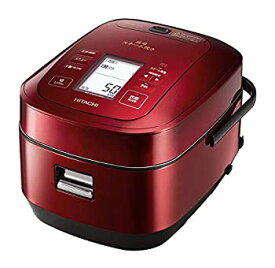 【中古】日立 炊飯器 5.5合 圧力スチームIH式 RZ-AW3000M R ふっくら御膳 日本製 3段階炊き分け機能搭載 高伝熱 打込鉄・釜 おいしい少量炊き 蒸気カット