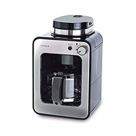 【中古】シロカ 全自動コーヒーメーカー 新ブレード搭載 [静音/コンパクト/ミル2段階/豆・粉両対応/蒸らし/ガラスサーバー] SC-A211 ステンレスシルバー