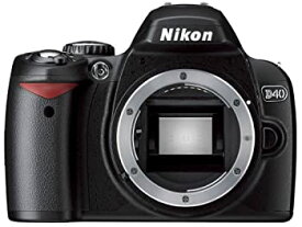 【中古】Nikon デジタル一眼レフカメラ D40 ブラック ボディ D40B