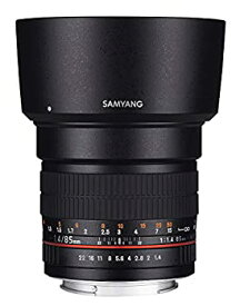 【中古】(未使用品)SAMYANG 単焦点 レンズ 85mm F1.4 ニコン AE用 フルサイズ対応