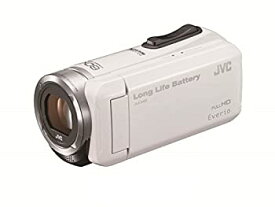 【中古】JVC KENWOOD JVC ビデオカメラ EVERIO 内蔵メモリー32GB ホワイト GZ-F100-W