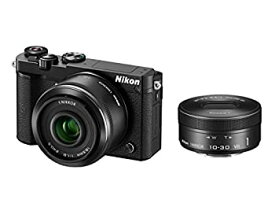 【中古】Nikon ミラーレス一眼 Nikon1 J5 ダブルレンズキット ブラック J5WLKBK
