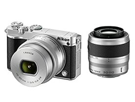 【中古】Nikon ミラーレス一眼 Nikon1 J5 ダブルズームキット シルバー J5WZSL