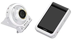 【中古】CASIO デジタルカメラ EXILIM EX-FR100LWE カメラ部/モニター部分離 セルフィーが簡単 3つのこだわり自分撮り機能