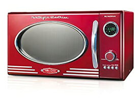 【中古】レトロシリーズ0.9 CF電子レンジ、レッド Nostalgia Electrics RMO400RED Retro Series .9 CF Microwave Oven Red 並行輸入