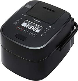 【中古】パナソニック 炊飯器 5.5合 スチーム&可変圧力IH式 Wおどり炊き ブラック SR-VSX109-K